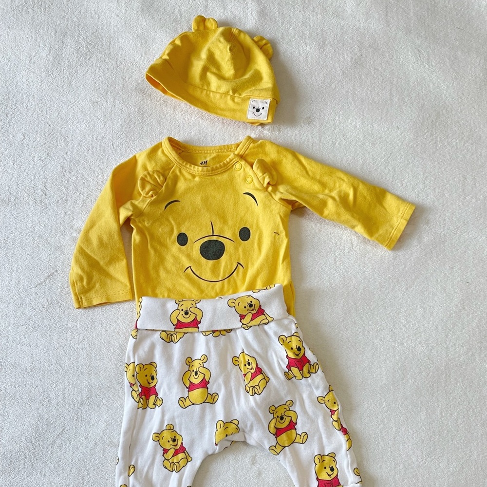 H&M newborn Winnie The Pooh Jersey ser